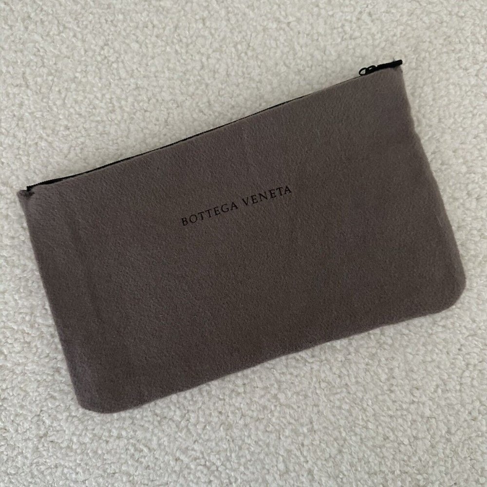 Upcycled Bottega Veneta Dustbag Zipper Pouch Handmade
